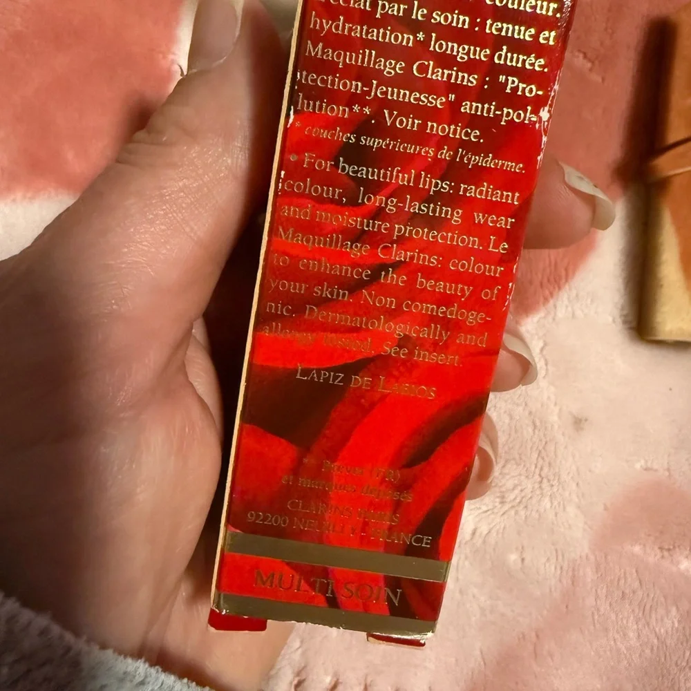 Clarins Rouge Éclat Lipstick in Red Poppy #14